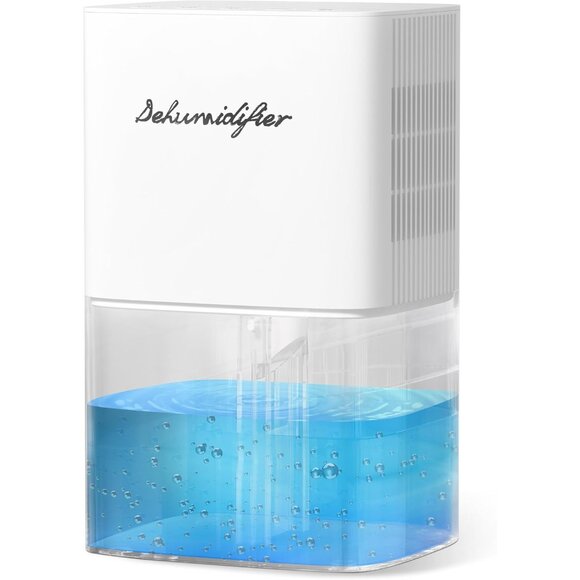 Dehumidifier 1800ML 63OZ Small Dehumidifier for Home 230 Ft² Safety Dehumidifier